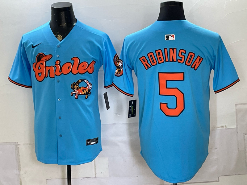 Men Baltimore Orioles #5 Robinson blue Nike 2026 Jersey MLB  0805001->baltimore orioles->MLB Jersey